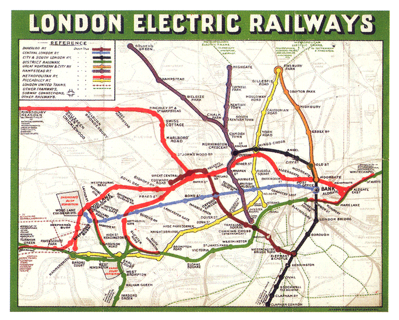 london underground map geographic. Original London Underground