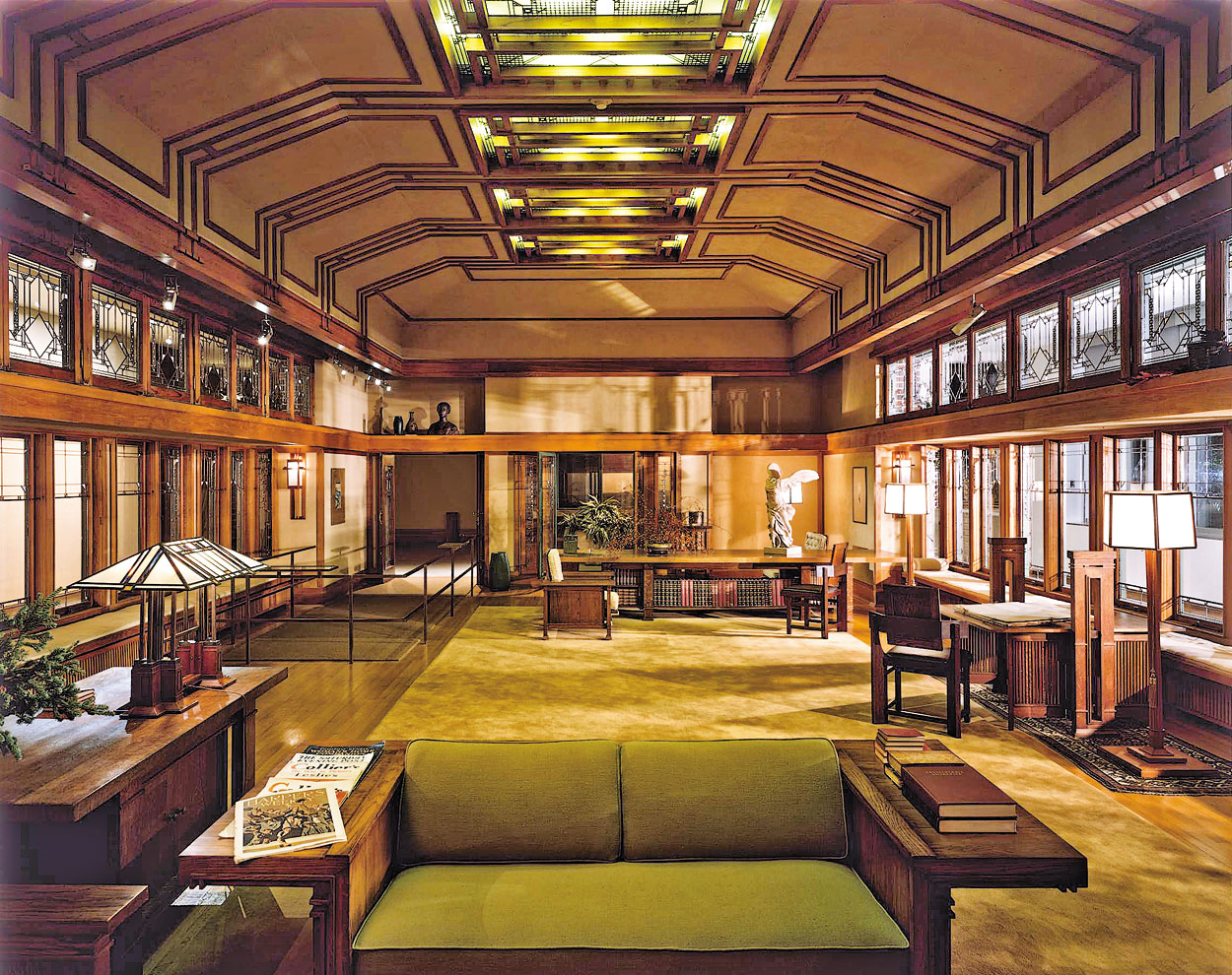 Frank Lloyd Wright Sunken Living Room