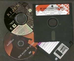 Old Disks - 5.25" and 3.5" floppies, CD and DVD